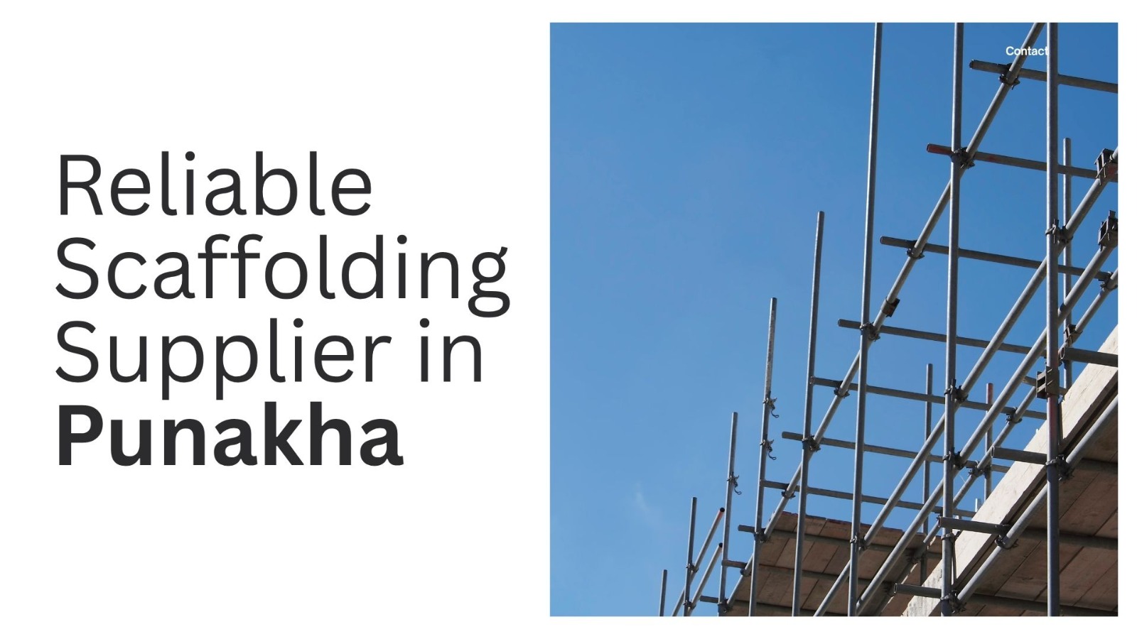 Scaffolding Supplier In Punakha